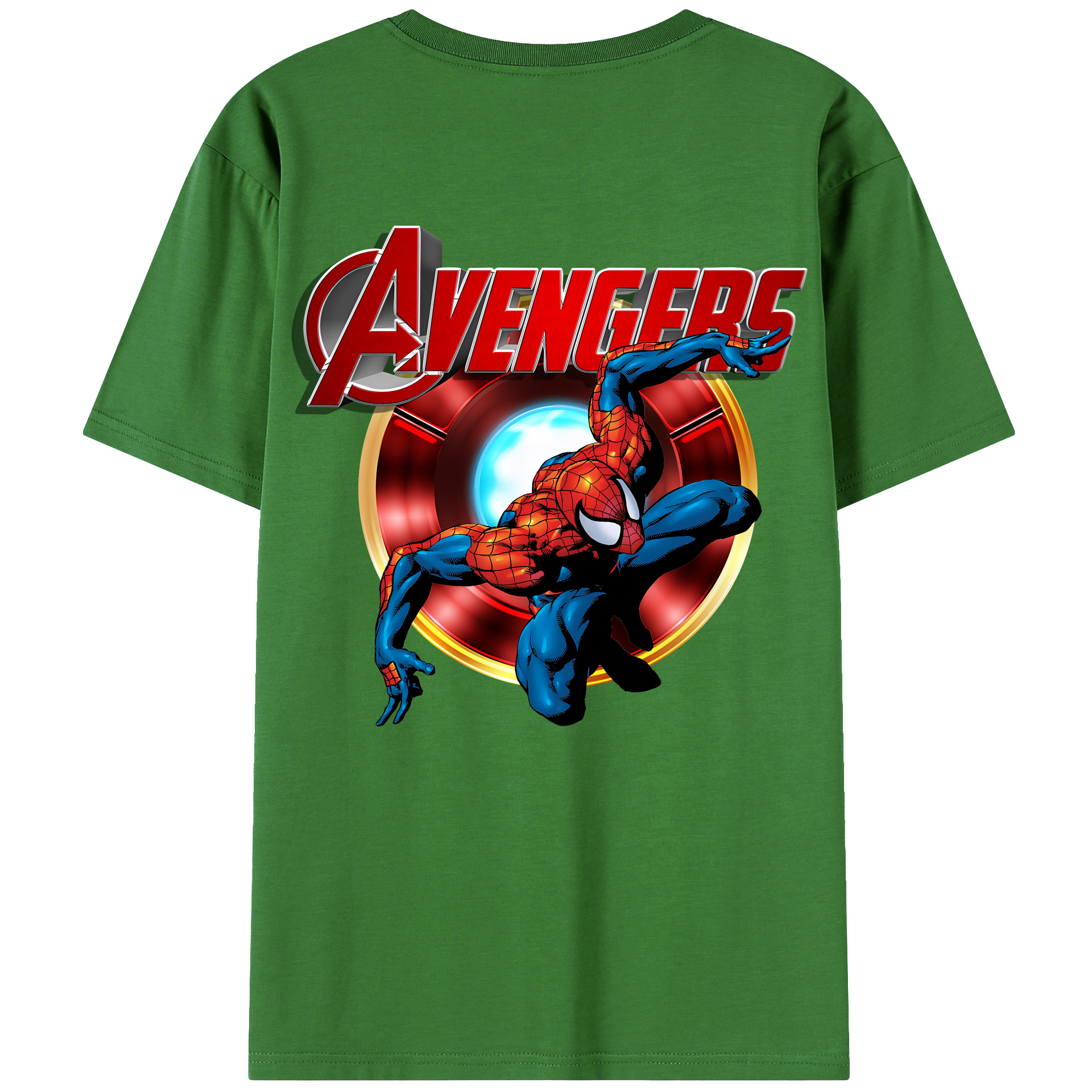 （画像用） Spider Man スパイダーマン レディース半袖Tシャツ(バックプリント)